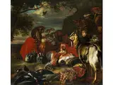 Tierstück mit Früchten by Pieter Boel, oil on canvas, offered Dec 2015