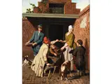 Untitled by Jan Jozef Horemans d. J., oil on canvas, sold Mar 2023