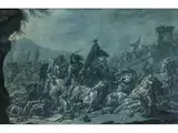 Vor der Stadt by Jacques Gamelin, oil on canvas, sold Mar 2023