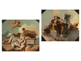 Mut und Gerechtigkeit by Giovanni Battista Tiepolo, oil on canvas, sold Sep 2024