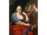Bildnis der Königin Semiramis (teilkopie Eines Original-gemäldes von Heinrich Friedrich Füger) by Heinrich Füger, oil on canvas, sold Mar 2025