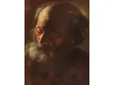 Kopf Eines Bärtigen Mannes by Ubaldo Gandolfi, oil on paper, offered Jun 2026