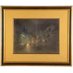 Untitled by Glen Cooper Henshaw, Pastel on paper, sold Aug 2025