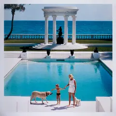 Nice Pool by Slim Aarons, 1955, chromogenic print, sold Jun 2024