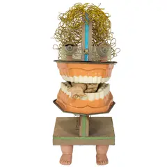 Untitled (Monster) by Irving Harper, mixed media sculpture, sold Jun 2024