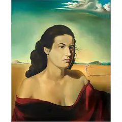 Portrait of Mrs. Luther Greene by Salvador Dalí, 1943, oil on canvas, sold Jun 2024