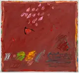Abstract Composition by Elfi Schuselka, Oil on Canvas, sold Sep 2025