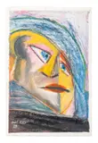 Untitled by Skip Snow, 1984, Pastel on Paper, sold Sep 2025