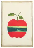 Surrealist Apple by Shelly DiCello Ahern, Aquatint, sold Sep 2025