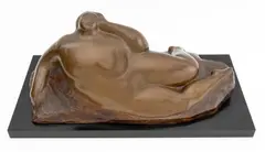 La Montagne" [The Mountain by Gaston Lachaise, Bronze Sculpture, sold Oct 2025