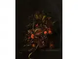 Stillleben mit Früchten und Insekten in Einer Steinnische by Abraham Mignon, oil on canvas, sold Sep 2018