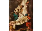 Kreuzabnahme Christi by Abraham van Diepenbeeck, oil on panel, offered Dec 2024