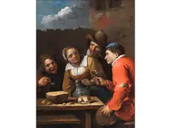 Untitled by Gillis van Tilborgh d. J., oil on canvas, sold Mar 2023