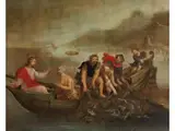 Der Wunderbare Fischfang by Frans Francken d. J., oil on panel, offered Sep 2019