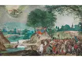 Vertreibung der Protestanten aus Einem Dorf by Frans Boels, gouache, offered Sep 2018