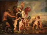 Thetis Empfängt von Hephaistos die Waffen für Achill by Anthonius van Dyck, oil on canvas, sold Sep 2023