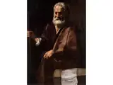Athanasius der Grosse by Agostino Scilla, oil on canvas, sold Jun 2025