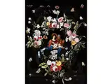 Maria mit dem Kind und der Heiligen Anna in Einem Blumenkranz by Sebastiaen Bonnecroy, oil on canvas, offered Mar 2026