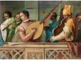 Variante zum Gastmahl der Cleopatra by Giovanni Battista Tiepolo, oil on canvas, sold Sep 2024