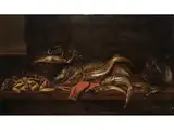 Fischstillleben by Isaac van Duynen, oil on canvas, offered Mar 2024