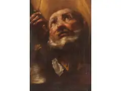 Der Heilige Andreas by Giovanni Battista Piazzetta, oil on canvas, offered Sep 2025
