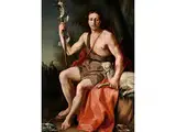 Johannes der Täufer in der Wildnis by Anton Raphael Mengs, oil on canvas, offered Dec 2018