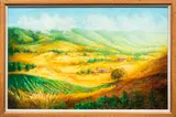 Landscape by Frank Armitage, 2002, oil on canvas, sold Jun 2024