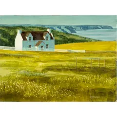 Untitled by Ed Diffenderfer, acrylic on board, sold Jun 2024