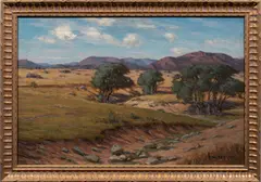 California Landscape by Frank Marion Pebbles, oil on canvas, sold Jun 2024
