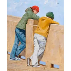 Untitled by Gunnar Anderson, oil on board, sold Jun 2024