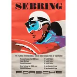 Sebring" Porsche Factory Poster by Erich Strenger, lithograph, sold Jul 2024