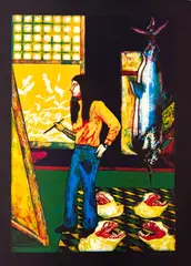 Untitled by James McGarrell, Lithograph 30"x22" Sheet. Loose, sold Jan 2026