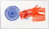 Divers Line by James Rosenquist, 1979, Etching and Aquatint in Colors on Pescia Italia Paper, sold Oct 2025