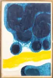 Dark Vision of Xerxes by Carol Summers, 1958, Woodcut in Colors on Japan Paper Mounted on Board, sold Oct 2025