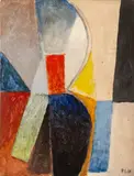 A Georgina by Flavio Motta, 1980, Acrylic on Canvas, sold Oct 2025