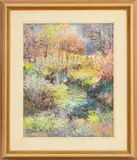 Fabric by Tom Talbot, Oil on Canvas, sold Oct 2025