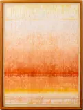 Orange Study by Phyllis Peckar, 1980, Acrylic on Paper, sold Oct 2025
