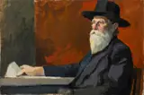 Old Man with Beard by Marcel Mutin, Oil on Canvas, sold Oct 2025