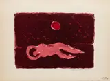 August Moon by Manfred Schwartz, Lithograph in Colors on Paper, sold Oct 2025