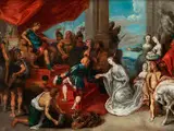 Grossmut des Scipio by Simon de Vos, oil on canvas, offered Dec 2018