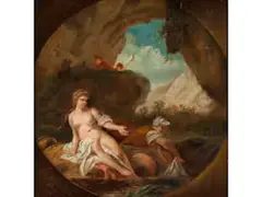 Bathseba im Bade by Sebastiano Ricci, oil on canvas, sold Mar 2023