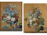 Blumenstillleben in Vasen by Jan van Os, watercolor, offered Mar 2024
