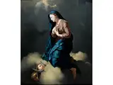 Die Heilige Jungfrau in den Wolken mit Cherubim by Pieter van der Werff, oil on panel, offered Apr 2016
