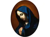 Mater Dolorosa by Carlo Dolci, oil on canvas, offered Sep 2023