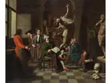 Im Atelier des Bildhauers by Balthazar Van Den Bossche, oil on canvas, offered Mar 2026