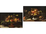 Fruchtschalen by Caravaggist um 1620, oil on paper, sold Dec 2023