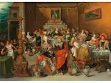Die Hochzeit zu Kana by Frans Francken Ii., oil on panel, offered Jun 2026