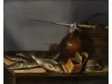 Stillleben mit Fischen und Gefässen by Pieter de Putter, oil on canvas, sold Jun 2026