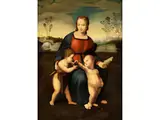 Madonna del Cardellino by Raffael da Urbino, oil on canvas, offered Sep 2019