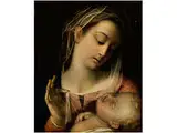 Madonna mit Kind by Scipione Pulzone, oil on canvas, sold Sep 2017